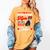 Boston Terrier Mom American Gentleman Dog Mother's Day Women's Comfort Colors T-Shirt Mustard