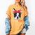 Boston Terrier Mom Bostie Women Girls Women's Comfort Colors T-Shirt Mustard