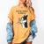 Boston Terrier Mom Dogs Mum Woman Women's Comfort Colors T-Shirt Mustard