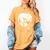 Boston Terrier And Moon Halloween Costume Dog Lover Women's Comfort Colors T-Shirt Mustard