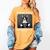 Boston Terrier Mug Shot Guilty Dog Women's Comfort Colors T-Shirt Mustard