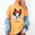 Boston Terrier Mum Dog Woman Idea Women's Comfort Colors T-Shirt Mustard