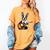 Boston Terrier Playing Guitar Boston Terrier Women's Comfort Colors T-Shirt Mustard
