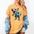 Boston Terrier Riding T-Rex Dinosaur Dog Lover Women's Comfort Colors T-Shirt Mustard