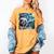 Boston Terrier Santa Starry Night Van Gogh Christmas Dog Men Women Kids Women's Comfort Colors T-Shirt Mustard