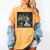 Boston Terrier Selfie With Ghosts Halloween Dog Lover Women's Comfort Colors T-Shirt Mustard
