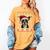 Boston Terrier Ugly Christmas Sweater Xmas For Adults Kids Women's Comfort Colors T-Shirt Mustard