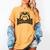 Bulldogs Teacher Student School Sports Fan Team Spirit Women's Comfort Colors T-Shirt Mustard