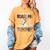 You Can't Scare Me I'm A Teacher Halloween Costume Women's Comfort Colors T-Shirt Mustard
