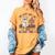 You Can't Scare Me I Teach Middle School Halloween Teacher Women's Comfort Colors T-Shirt Mustard