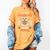 You Can't Scare Me I Teach Music Retro Teacher Halloween Women's Comfort Colors T-Shirt Mustard