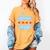 Chicago Flag Teacher School Cute Women's Comfort Colors T-Shirt Mustard