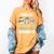 Chillin' With My Preschool Snowmies Teacher Christmas Men Women Kids Women's Comfort Colors T-Shirt Mustard