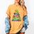 Christmas Tree Made Of Crayons School Teacher Life Student Women's Comfort Colors T-Shirt Mustard