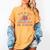 All The Cool Kids Are Reading Book Reading Teacher School Women's Comfort Colors T-Shirt Mustard
