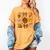 Coquette Teach Teacher Bows Thanksgiving Turkey Fall Autumn Women's Comfort Colors T-Shirt Mustard Coquette Teach Teacher Bows Thanksgiving Turkey Fall Autumn Women's Comfort Colors T-Shirt Mustard