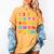 Counting 1-10 Learn To Count Number School Kids Teacher Women's Comfort Colors T-Shirt Mustard Counting 1-10 Learn To Count Number School Kids Teacher Women's Comfort Colors T-Shirt Mustard