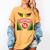 Crayon Box Fun Teacher Student Crayon Squad Halloween 2023 Women's Comfort Colors T-Shirt Mustard