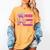 Created By God Called To Teacher Jesus Christian Teacher Women's Comfort Colors T-Shirt Mustard Created By God Called To Teacher Jesus Christian Teacher Women's Comfort Colors T-Shirt Mustard