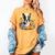 Cute Boston Terrier Spring Flower Garden Colorful Puppy Dog Women's Comfort Colors T-Shirt Mustard