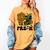 Cute Camo Pre K Back To School Teacher Kid Preschool Women's Comfort Colors T-Shirt Mustard