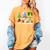 Cute Gnomes Teach Love And Inspire Back To School Teacher Women's Comfort Colors T-Shirt Mustard Cute Gnomes Teach Love And Inspire Back To School Teacher Women's Comfort Colors T-Shirt Mustard