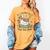 Cute Goose It's A Beautiful Day To Teach 1st Grade Teacher Women's Comfort Colors T-Shirt Mustard