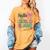 Cute Hello Second Grade Back To School Coquette Teacher Girl Women's Comfort Colors T-Shirt Mustard