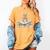 Cute Reading Bunny Glasses Books Bookworm Reader Teacher Women's Comfort Colors T-Shirt Mustard