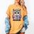 Cute Reading Owl Book Lover Teacher Librarian Bookworm Women's Comfort Colors T-Shirt Mustard Cute Reading Owl Book Lover Teacher Librarian Bookworm Women's Comfort Colors T-Shirt Mustard