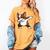 Dabbing Red Boston Terrier Dab Dance Dog Men Women Kids Women's Comfort Colors T-Shirt Mustard