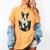 Dog Lovers Boston Terrier In Pocket Dog Face For Men Women Kids Women's Comfort Colors T-Shirt Mustard