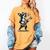 Dog Playing Guitar Singing Boston Terrier For Men Women Girls Kids Women's Comfort Colors T-Shirt Mustard