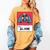 All Done Sped Teacher ASL Teacher Neurodiversity Hand Sign Women's Comfort Colors T-Shirt Mustard