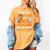 I Don't Need A Costume I'm Math Teacher Costume Halloween Men Women Women's Comfort Colors T-Shirt Mustard