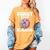 Donut Stop Reading Kawaii Teacher Preschool Kindergarten Women's Comfort Colors T-Shirt Mustard