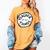 Dr Seuss Teacher Of All Things Red Emblem Women's Comfort Colors T-Shirt Mustard Dr Seuss Teacher Of All Things Red Emblem Women's Comfort Colors T-Shirt Mustard