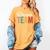 Dream Team Last Day Of School Back To School Teacher Kids Women's Comfort Colors T-Shirt Mustard Dream Team Last Day Of School Back To School Teacher Kids Women's Comfort Colors T-Shirt Mustard
