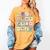 Dual Language Crew Bilingual Spanish Teacher Back To School For Men Women Women's Comfort Colors T-Shirt Mustard
