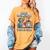 Easily Distracted By Cats & History Teacher Women Men Women's Comfort Colors T-Shirt Mustard