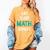Eat Sleep Math Repeat Math Teacher Men Women Girls Kids Women's Comfort Colors T-Shirt Mustard