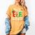 Elf Squad Pre-k Teacher Christmas Child Xmas Women's Comfort Colors T-Shirt Mustard Elf Squad Pre-k Teacher Christmas Child Xmas Women's Comfort Colors T-Shirt Mustard
