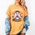 Espooky Vibes Maestra Halloween Spanish Mexican Teacher Women's Comfort Colors T-Shirt Mustard