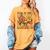 Fall In Love With Learning Thanksgiving Teacher Student Women's Comfort Colors T-Shirt Mustard Fall In Love With Learning Thanksgiving Teacher Student Women's Comfort Colors T-Shirt Mustard