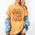 Fall In Love With Science Math Teacher Fall Thanksgiving Women's Comfort Colors T-Shirt Mustard