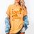 Fall In Love With Teaching 1st Grade Teacher Thanksgiving For Men Women Girls Kids Women's Comfort Colors T-Shirt Mustard