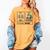 First Data Then Christmas I'm Earning A Break Sped Teacher Men Women Women's Comfort Colors T-Shirt Mustard