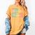 First Grade Dream Team Back To School 1st Grade Teacher Women's Comfort Colors T-Shirt Mustard