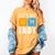 Fun 67 Meme Six Seven Science Teacher Periodic Table Women's Comfort Colors T-Shirt Mustard