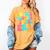 In My Glowing Teacher Era Groovy Colorful Bright Women's Comfort Colors T-Shirt Mustard In My Glowing Teacher Era Groovy Colorful Bright Women's Comfort Colors T-Shirt Mustard